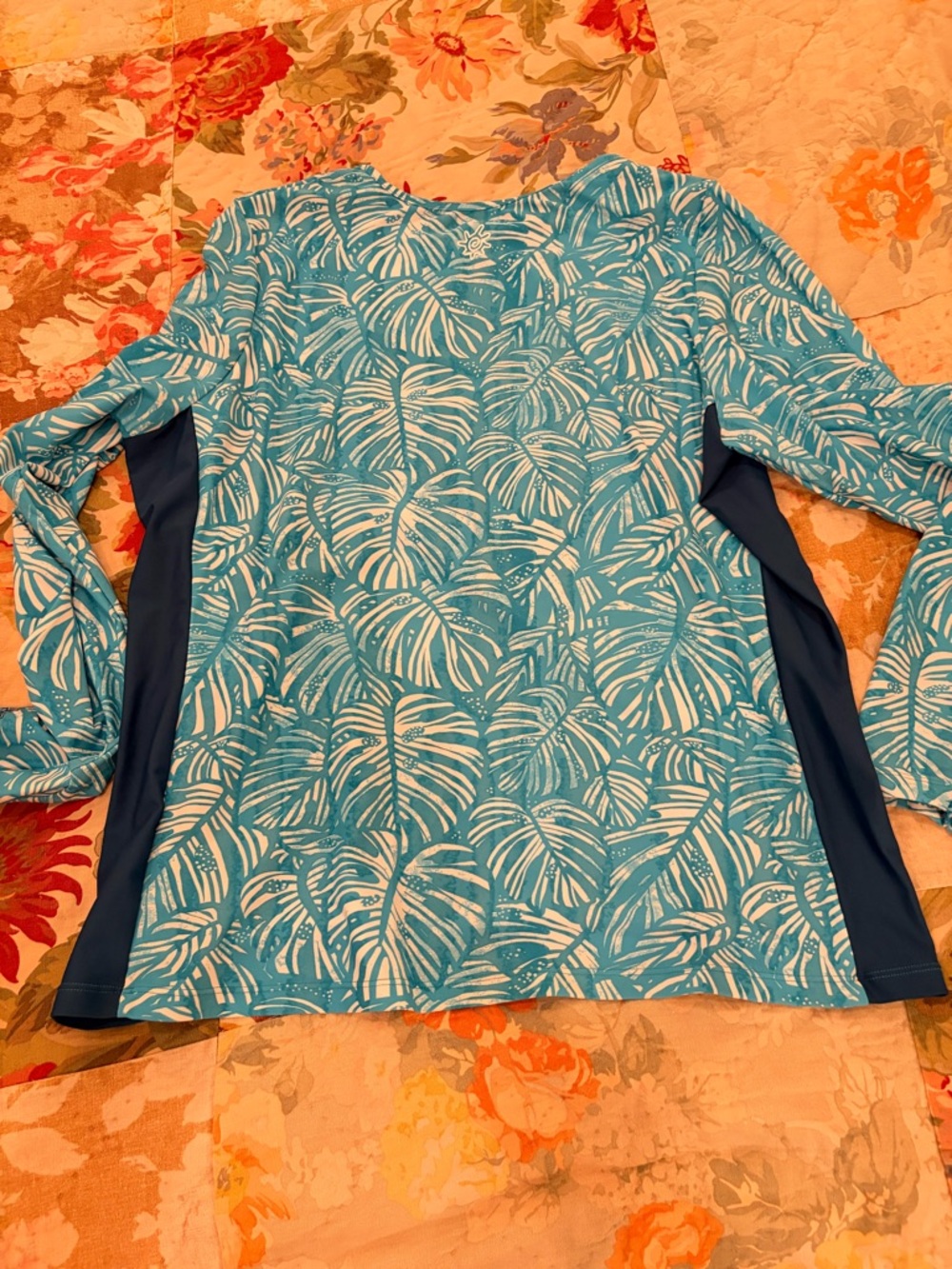 UV SKINZ 2 PIECE SET,SIZE 2X SHORTS NWT, RASHGUARD  NEW NO TAG, AQUA BLUE/WHITE. - Picture 11 of 15